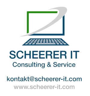 SCHEERER IT Consulting & Service - Ihr IT-Berater für Privatkunden, Selbstständige und kleine Unternehmen SCHEERER IT Consulting & Service - Ihr IT-Berater für Privatkunden, Selbstständige und kleine Unternehmen